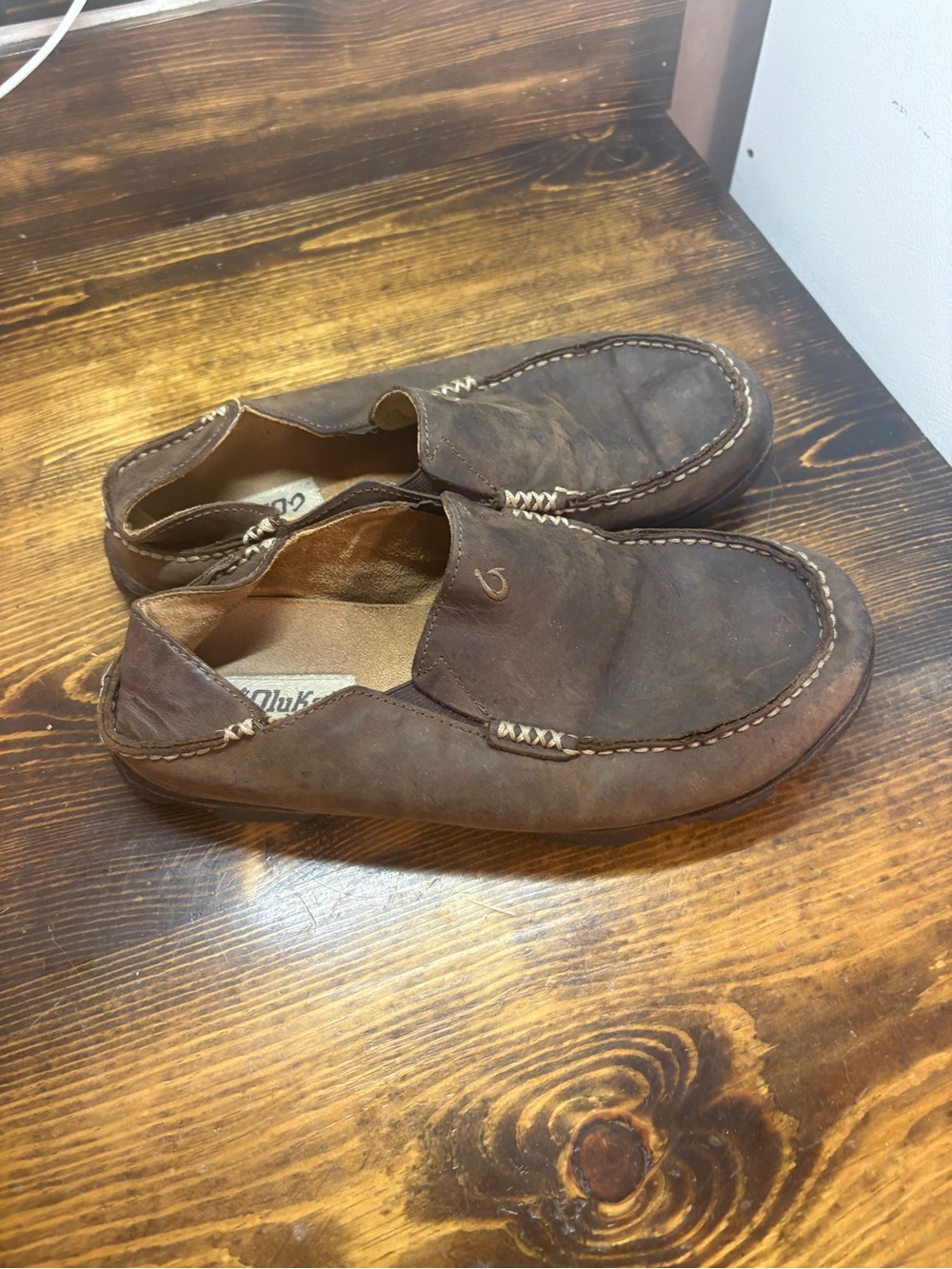 Olukai Moloa Brown Loafers Size 9